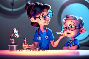 Un escondite en el hospital